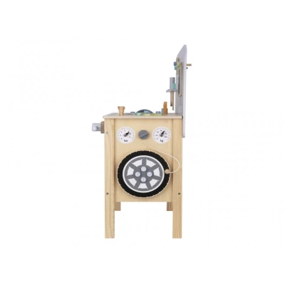 Banc de lucru din lemn cu compressor